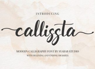 Callissta Script Font