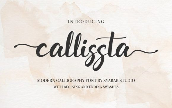 Callissta Script Font