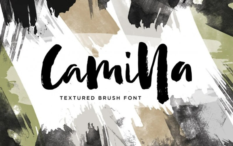 Camilla Brush Font