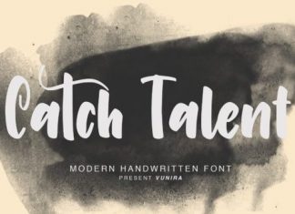 Catch Talent Brush Font