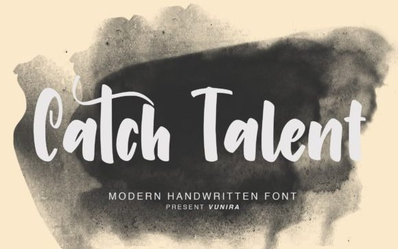 Catch Talent Brush Font