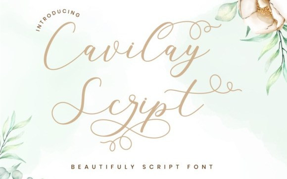 Cavilay Calligraphy Font