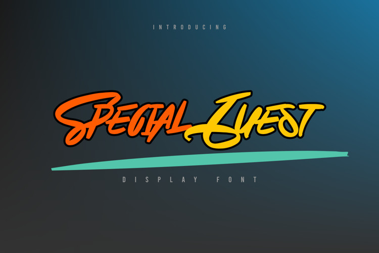 Special Guest Script Font