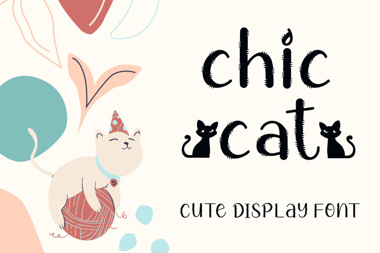 Chic Cat Display Font