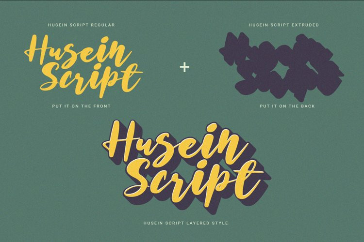 Husein Script Font