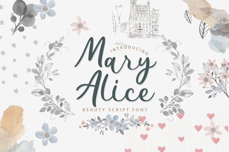 Mary Alice Script Font