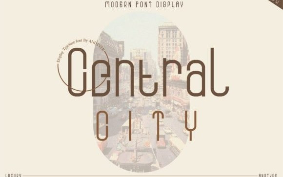 Central City Display Font