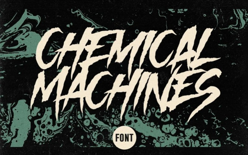 Chemical Machines Display Font