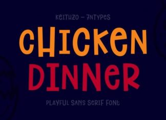 Chicken Dinner Display Font