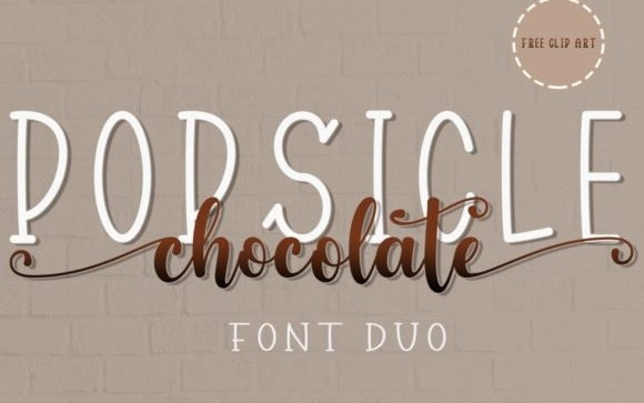 Popsicle Chocolate Script Font