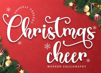 Christmas Cheer Calligraphy Font