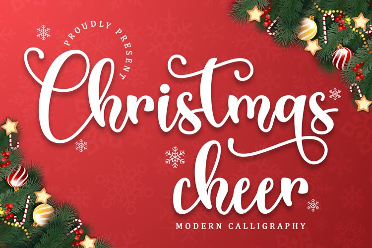 Christmas Cheer Calligraphy Font