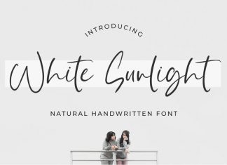 White Sunlight Handwritten Font