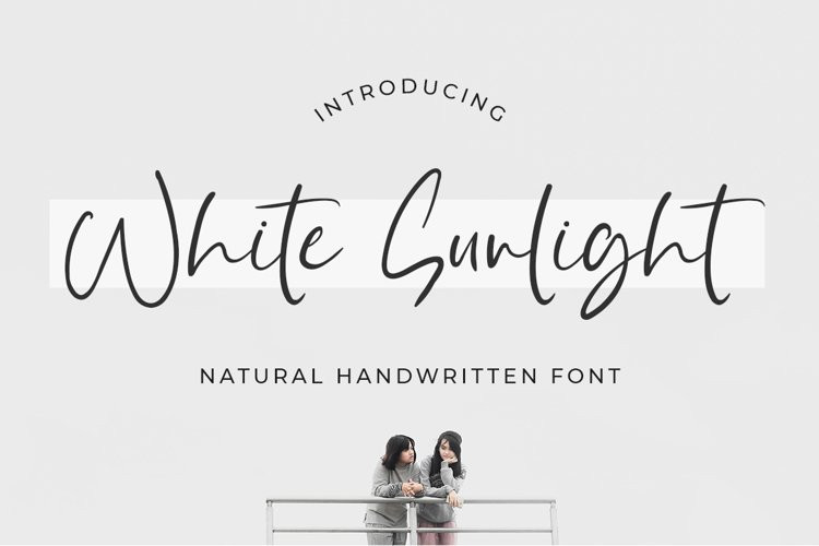 White Sunlight Handwritten Font