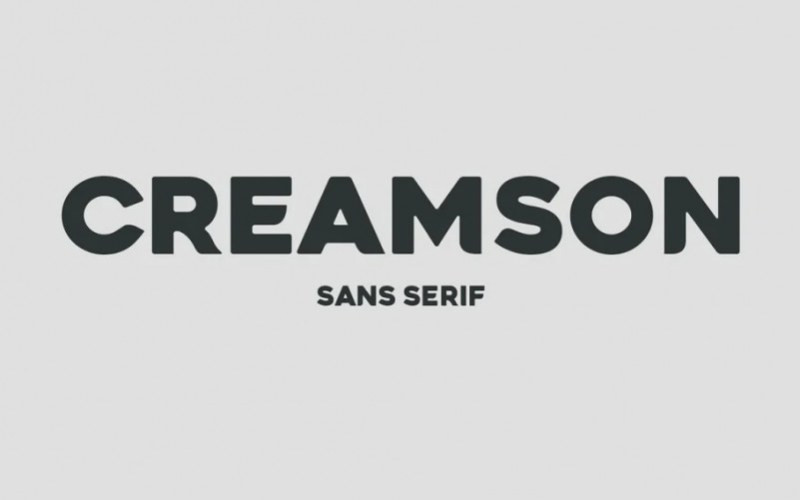 Creamson Display Font