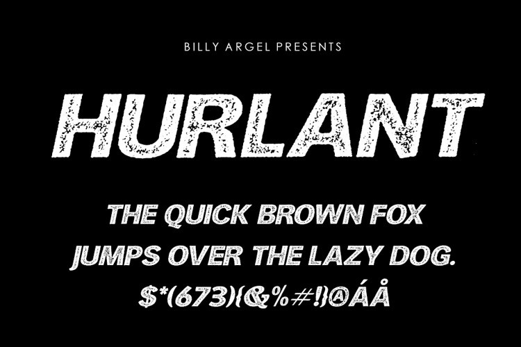 HURLANT Display Font