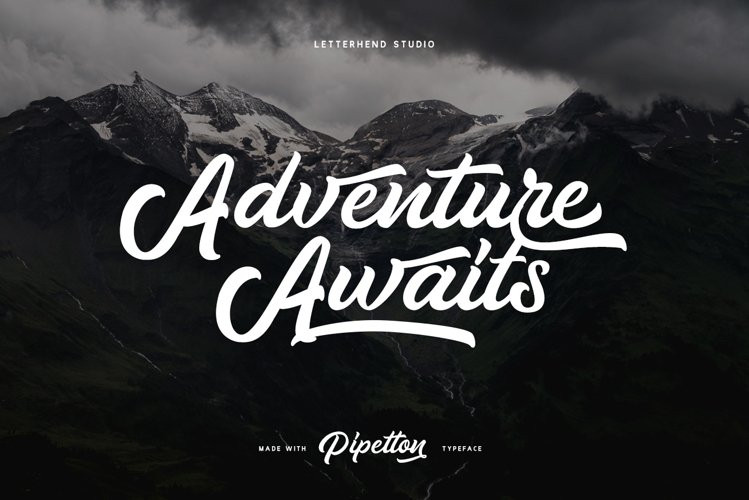 Pipetton Script Font