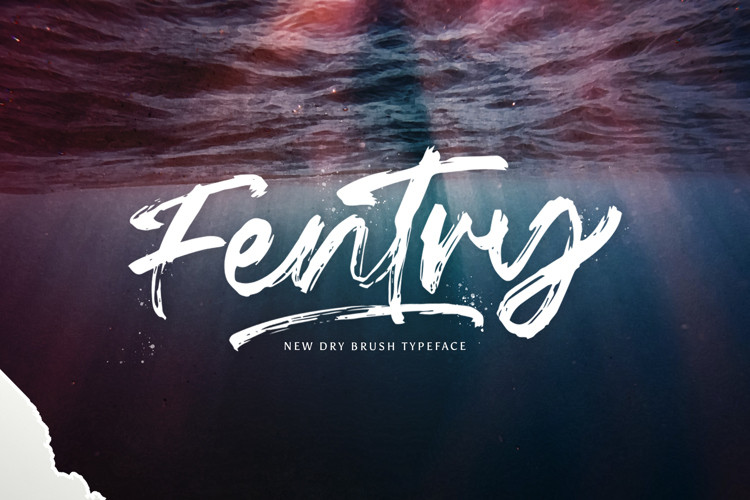 Fentry Brush Font