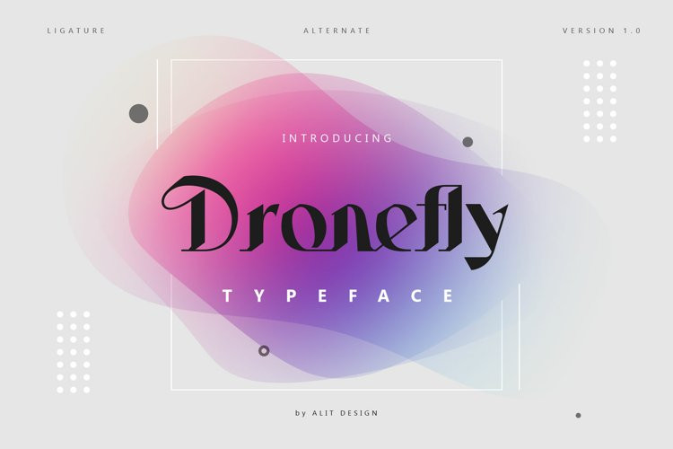 Dronefly Display Font