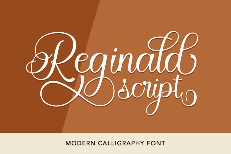 Reginald Calligraphy Font