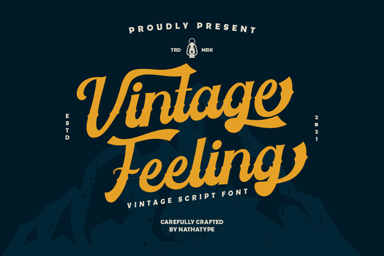 Vintage Feeling Script Font