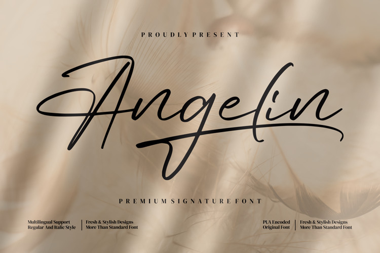 Angelin Handwritten Font