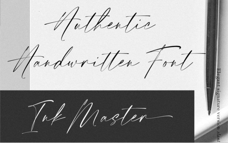 Elegant Signature Script Font