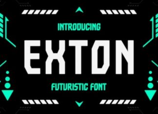 Exton Display Font
