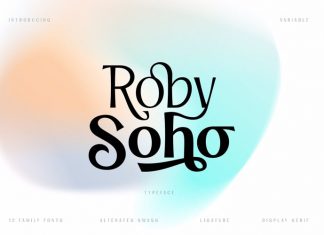 Roby Soho Sans Serif Font