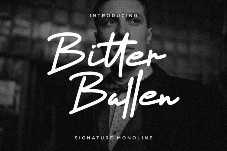 Bitter Ballen Handwritten Font