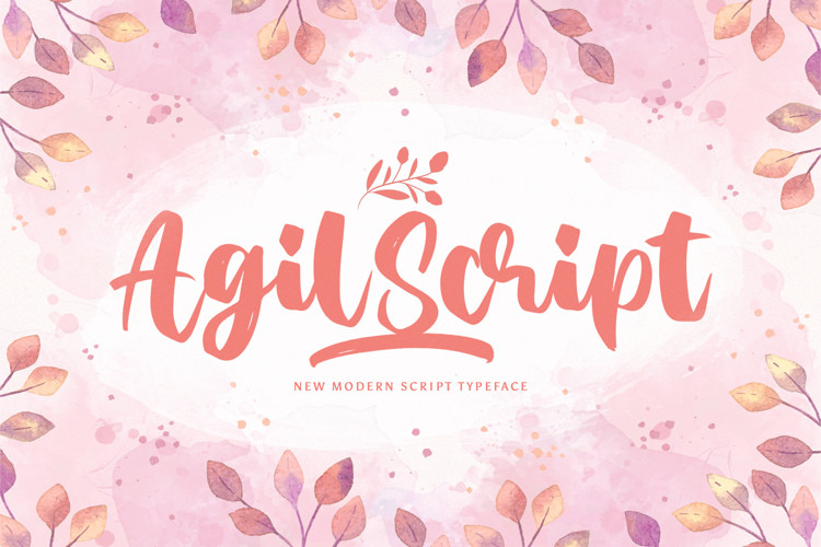 Agil Brush Font