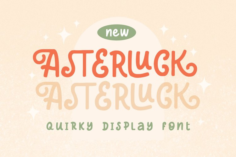 Asterluck Display Font