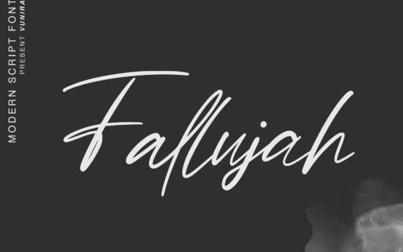 Fallujah Script Font