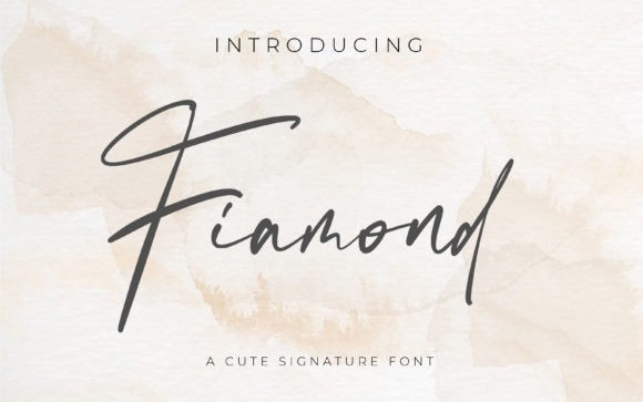 Fiamond Script Font