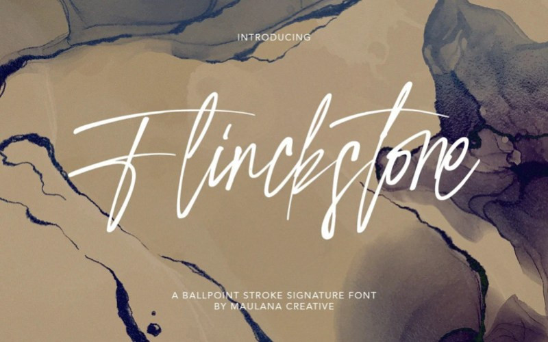 Flinckstone Script Font