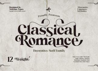 Classical Romance Serif Font