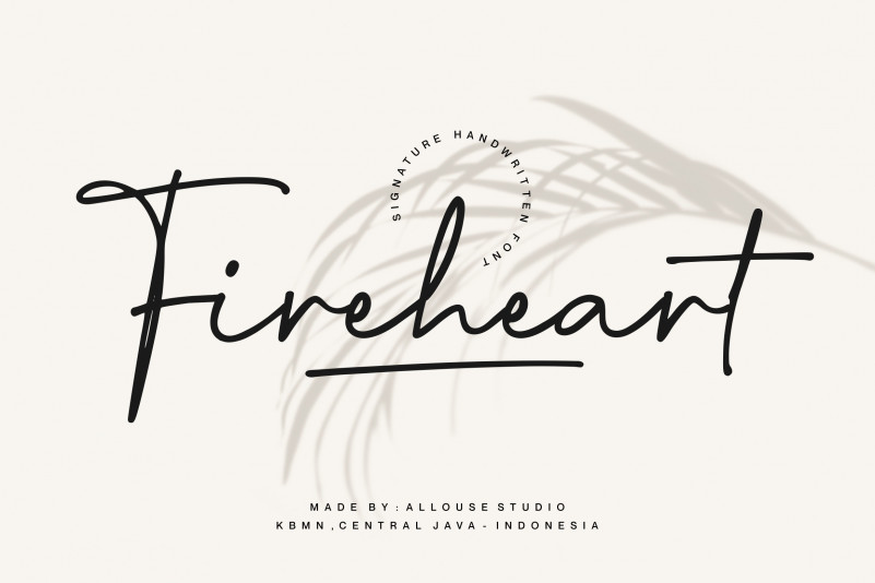 Fireheart Handwritten Font