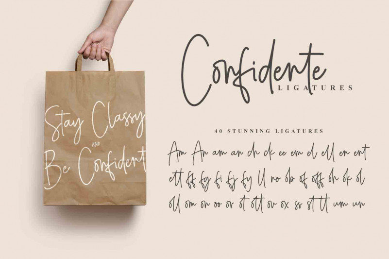 Confidente Handwritten Font