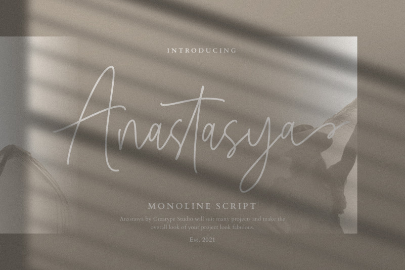 Anastasya Script Font