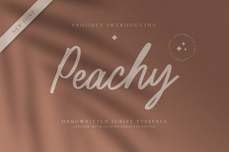 Peachy Script Font