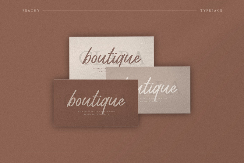 Peachy Script Font