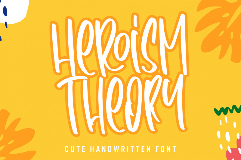 Heroism Theory Brush Font