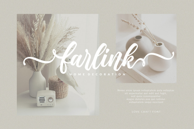 Love Craft Calligraphy Font