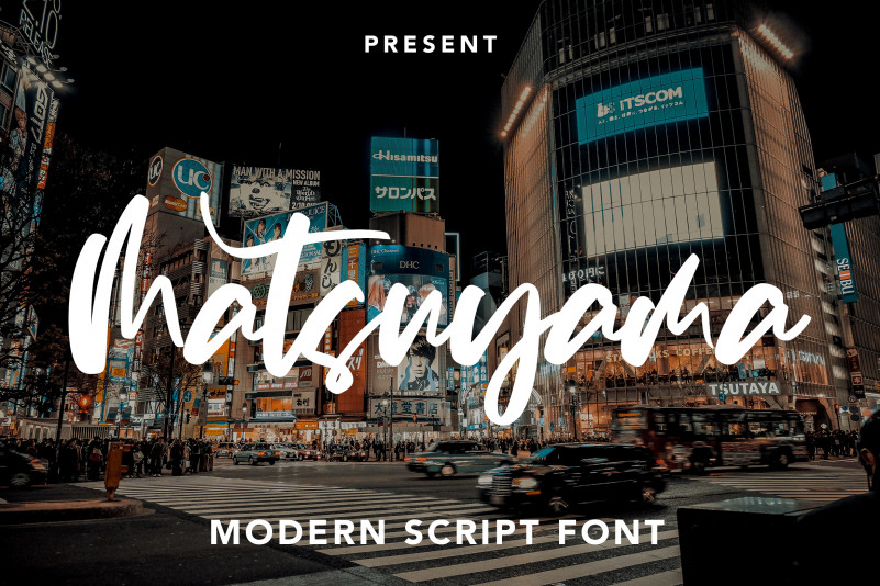 Matsuyama Script Font