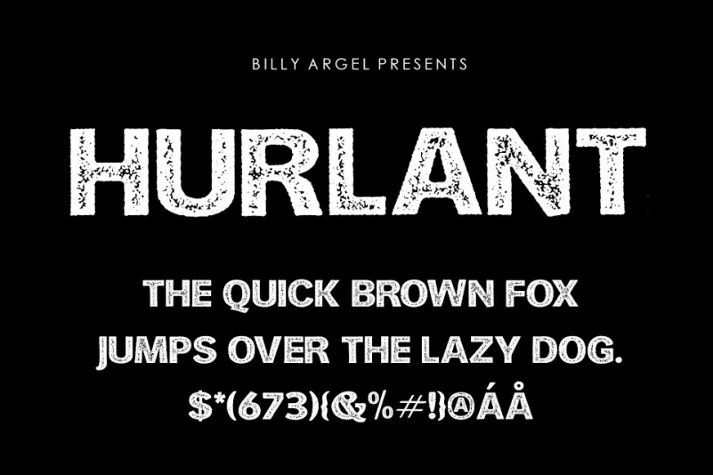 HURLANT Display Font