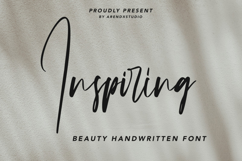 Inspiring Handwritten Font