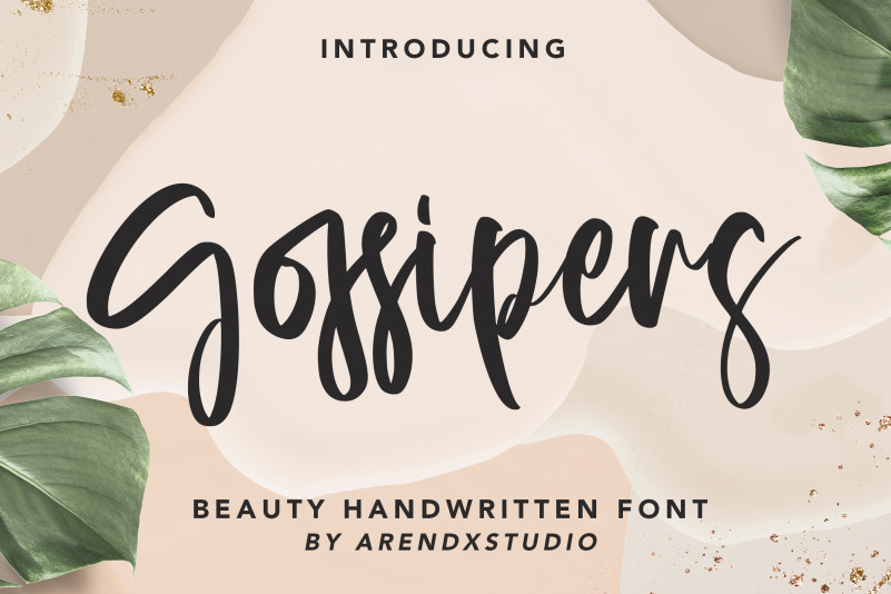 Gossipers Script Font