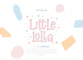 Little Lolla Display Font