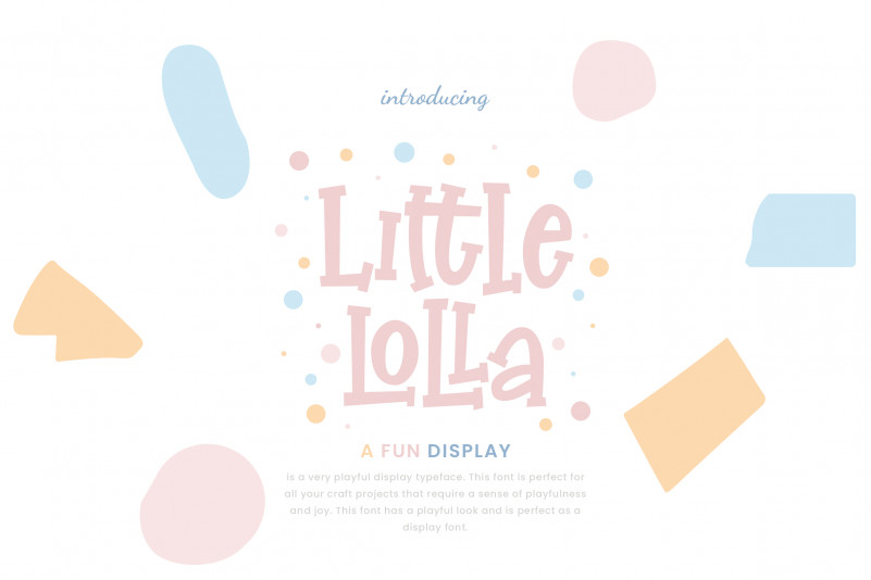 Little Lolla Display Font