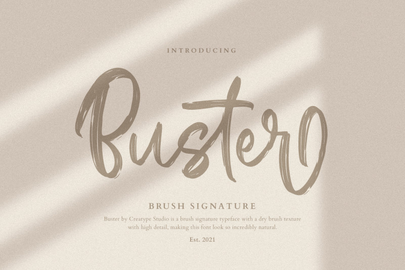 Buster Brush Font